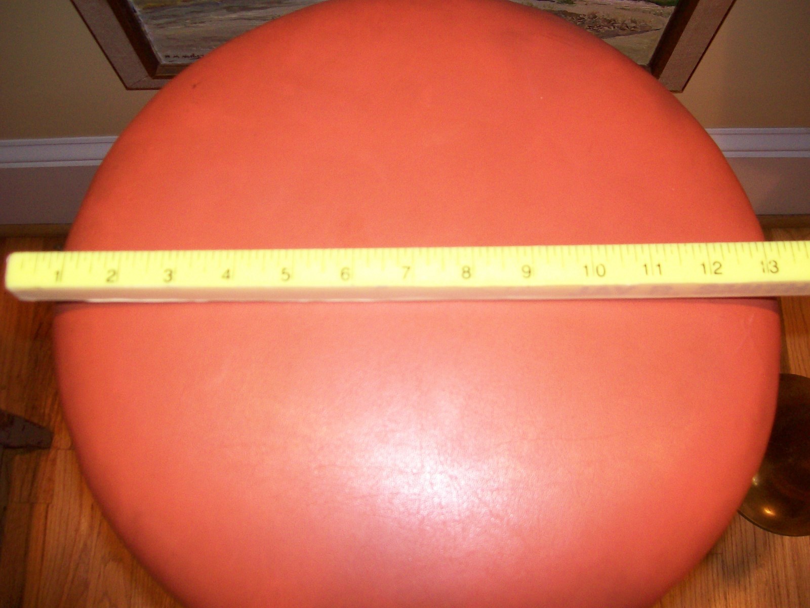 Vintage Classic Semi-Antique Rare Bar Stool Solid Brass Base L&B Products