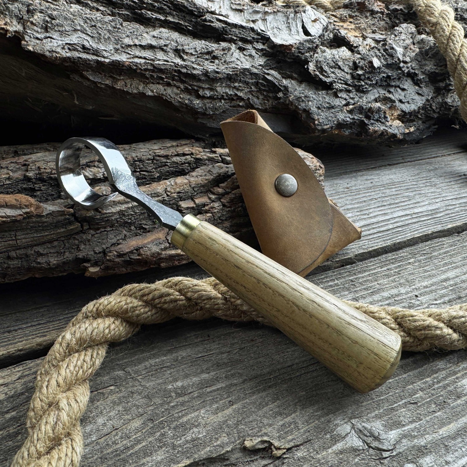Spoon Carving Scorp Knife. Razor Sharp Blade. Wood Carving Tool for Beginners.