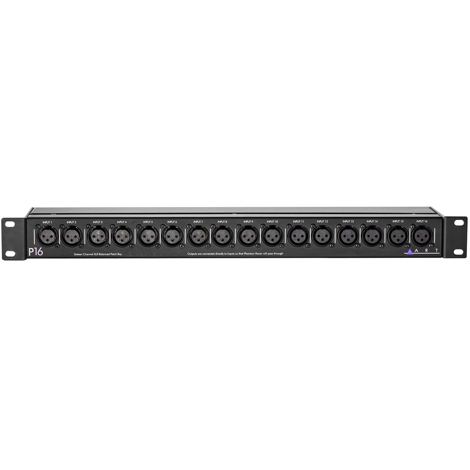 P16 XLR Balanced Patchbay