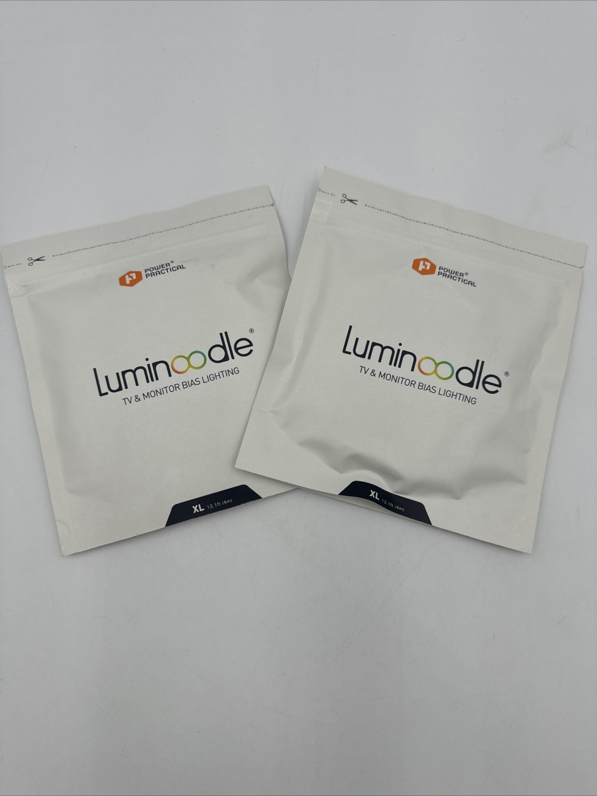 LUMINOODLE TV & MONITOR BIAS LIGHTING-LED-41"x59" (TV Light) 2pk