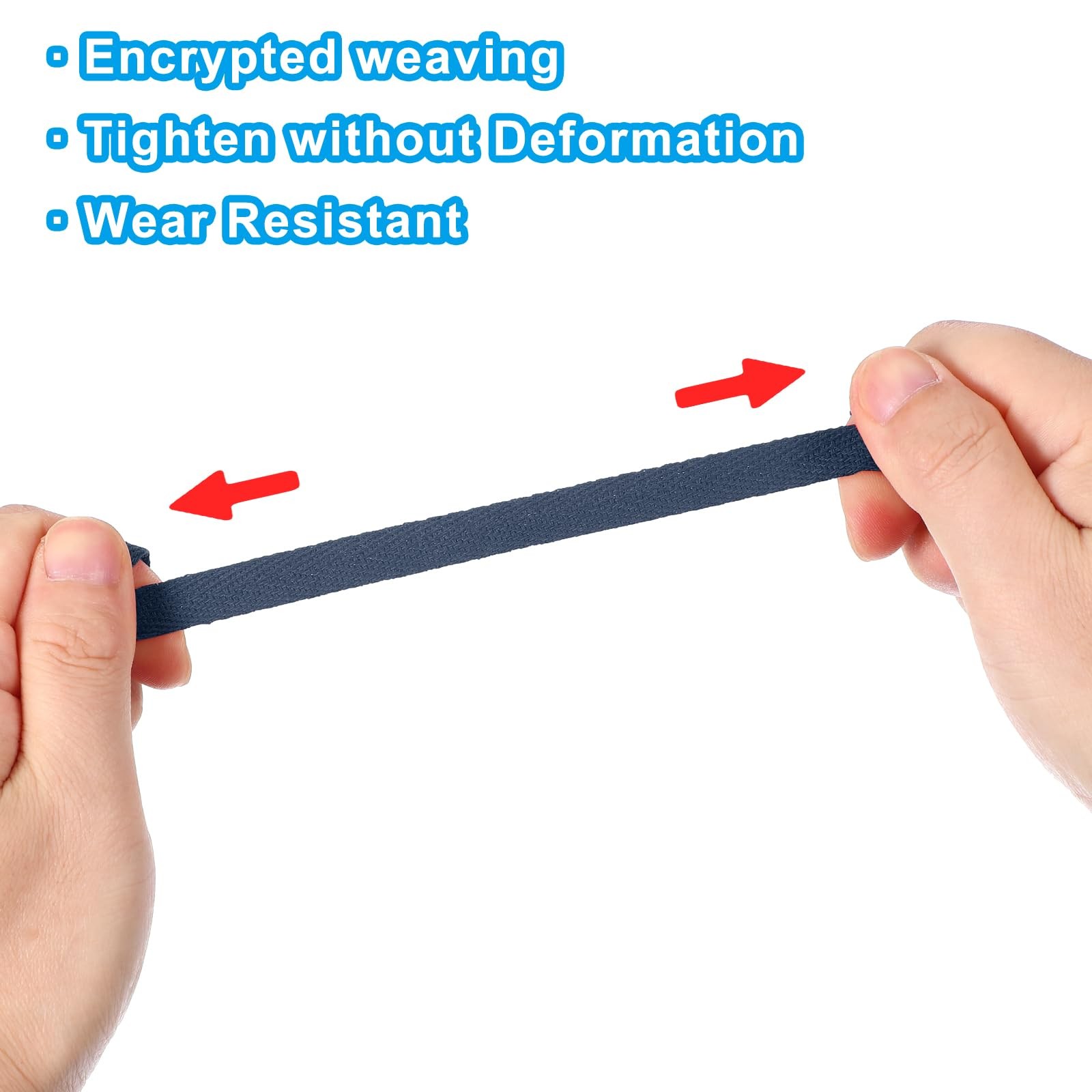 10Mm X 66Feet Flat Drawstring Cord Drawstring Replacement Soft Drawstring Cot