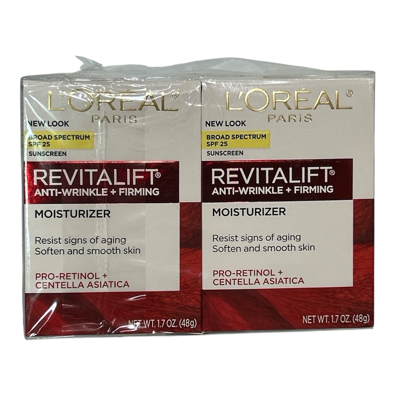 2x L'Oréal Paris Revitalift Anti-Wrinkle + Firming Day Cream SPF 25 1.7 oz
