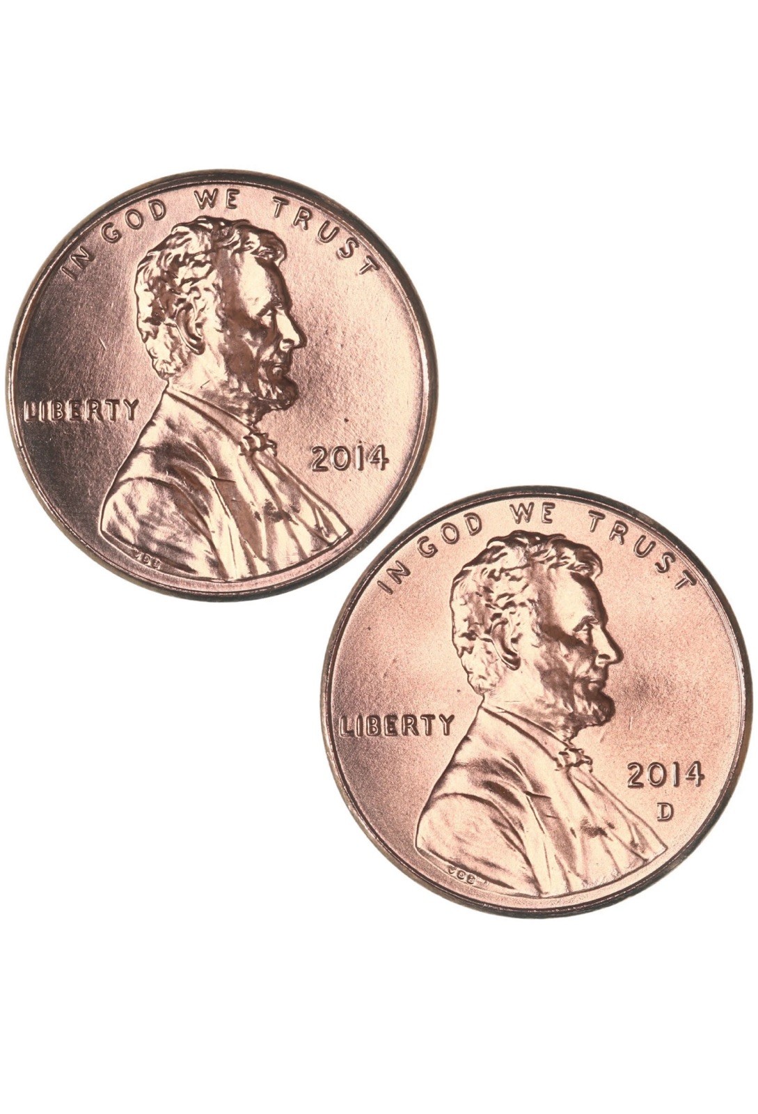 2014 P & D Penny Lincoln Shield - 1c Lincoln Union Shield - FREE SHIPPING
