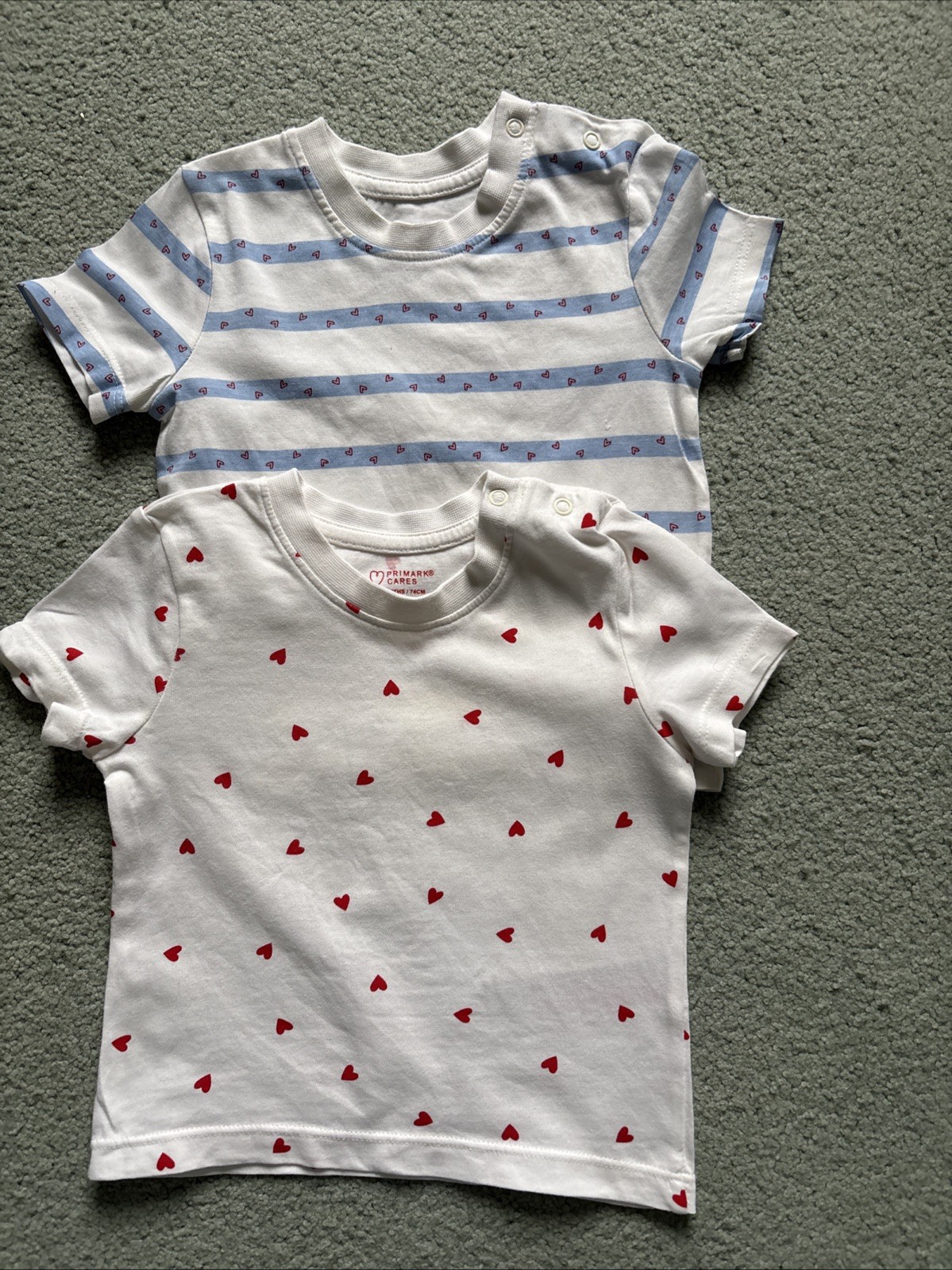 Baby Primark Girls T-shirts Age 6-9 Month