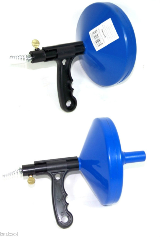 2 NEW Drain Cleaner 1/4" x 25' ft Portable Sewer Snake Clog Cable Auger Plumbing