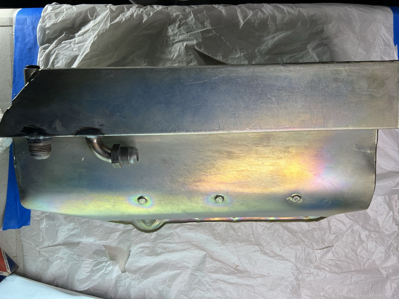 Canton Custom Aluminum Oil Pan 1217 Special Baffled Drag Road Race 9.5qt