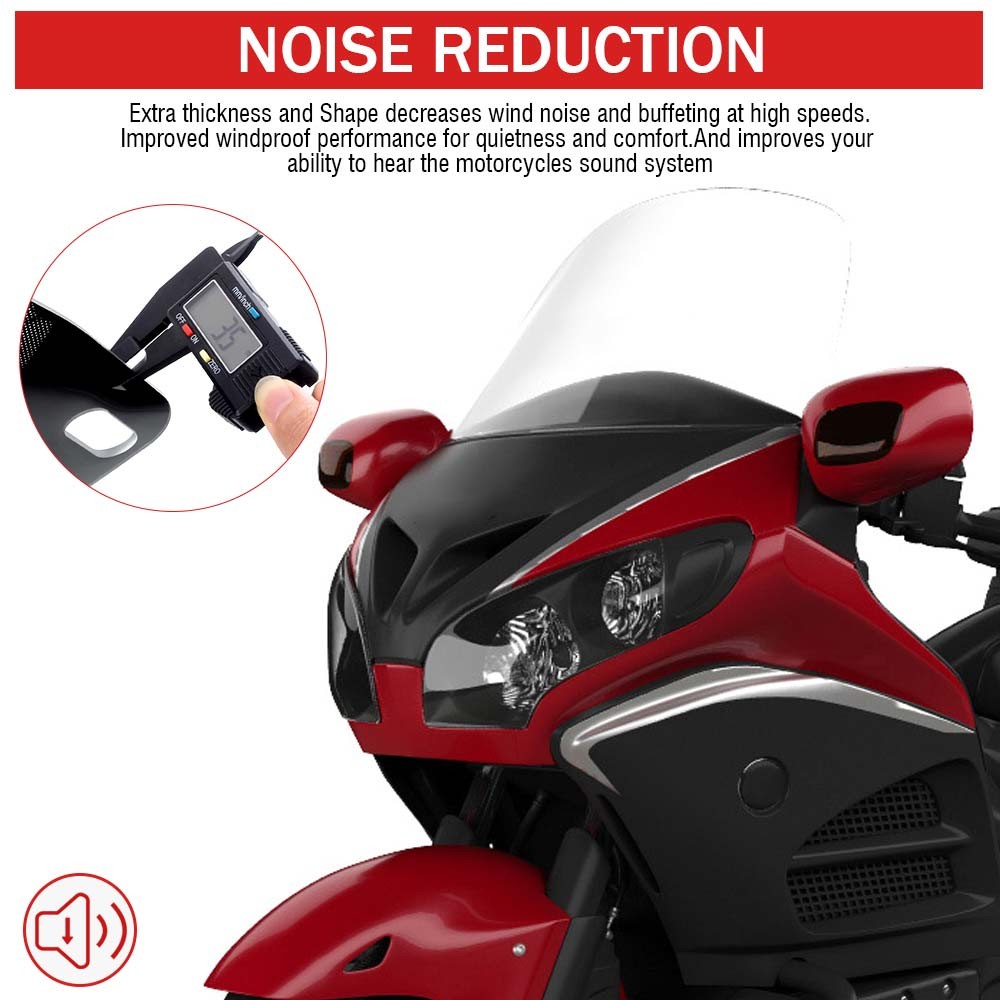 Clear Windscreen Windshield Protector Fits for Honda Gold Wing GL1800 2001-2005