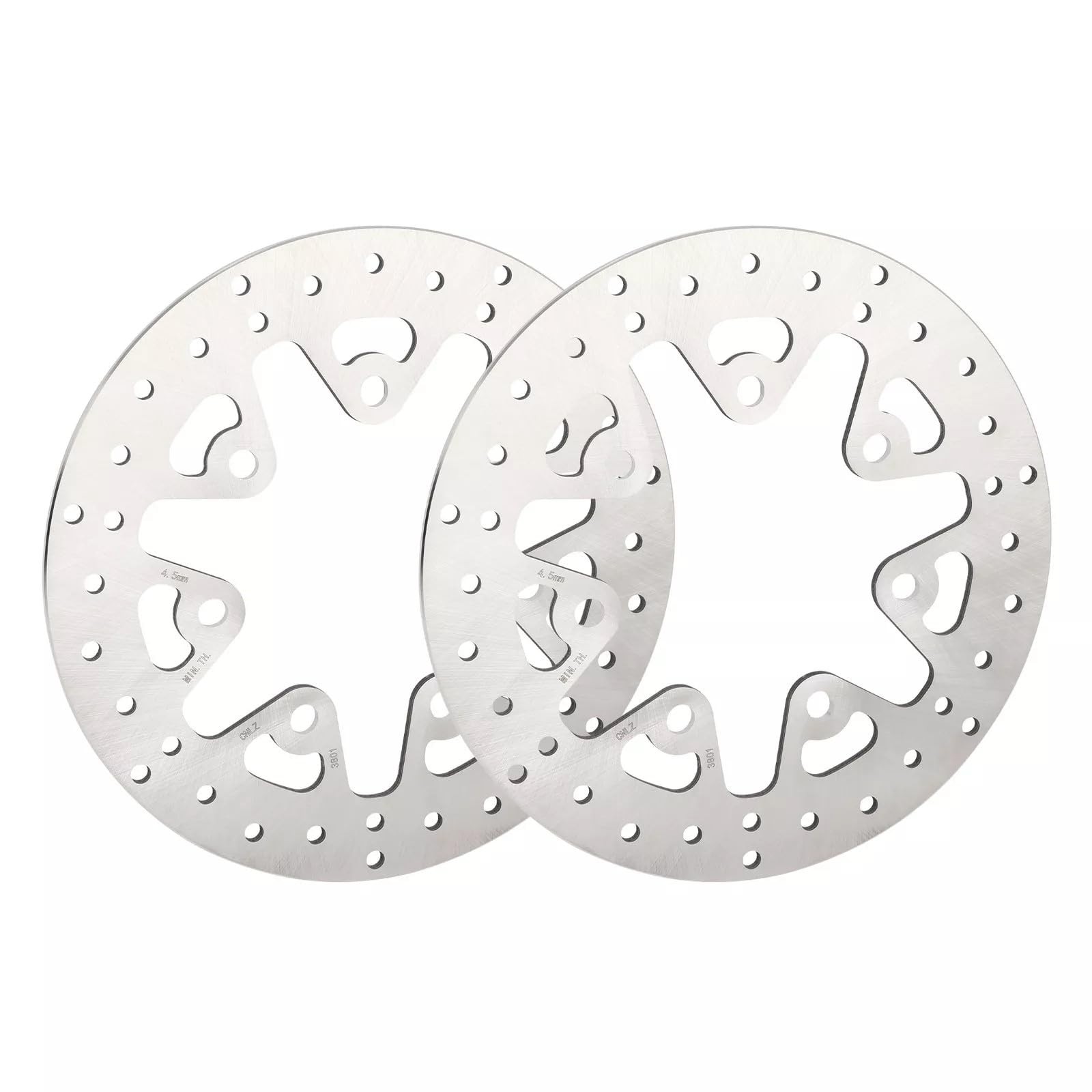 2pcs 11.8" Front Brake Disc Rotors for Touring Street Road Glide 2014-2024