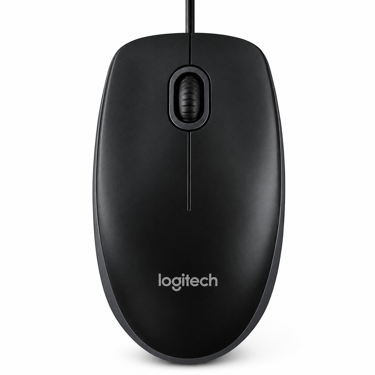 Logitech B100 USB Optical Mouse Black Wired Computer Mouse for PC Laptop