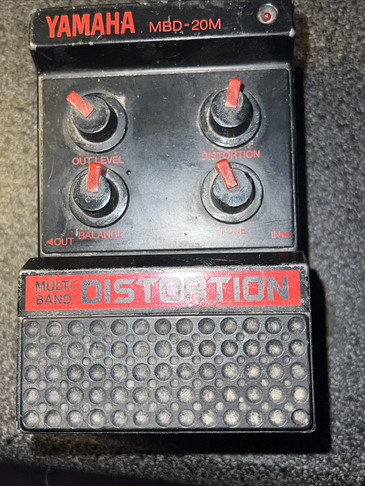 YAMAHA MBD-20M Multi Band Distortion Metal Guitar Effects Pedal Japan Made EX++