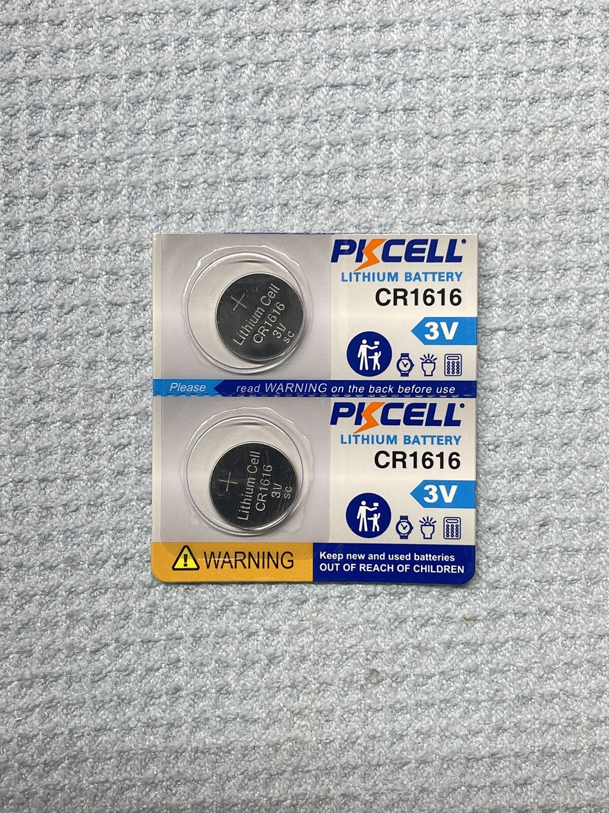 2 Pack CR1616 1616 PKCELL Lithium 3v Battery USA Free SHIP FRESH 2031