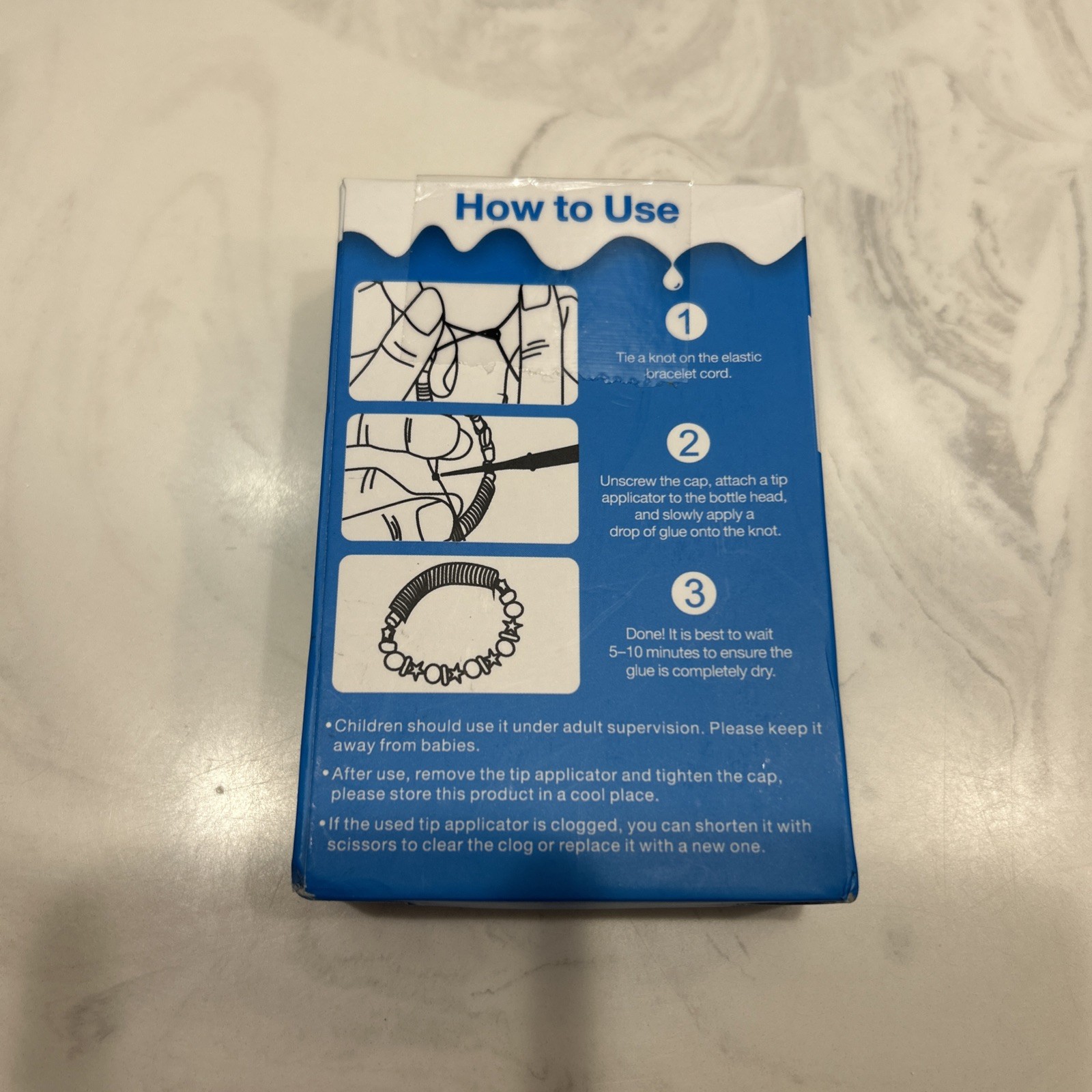 2 pack 30g (60g total) VansyLife Elastic String Knot Fixing Drip 30g x 2