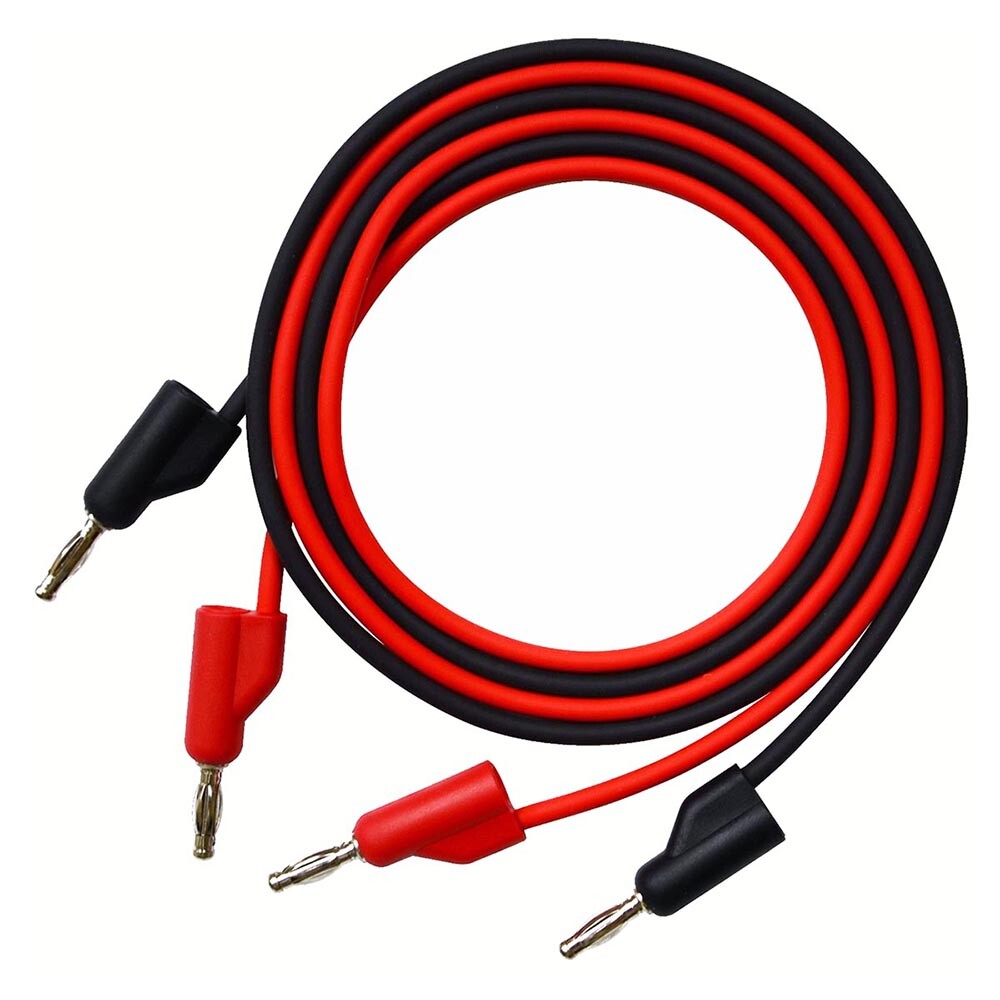 Banana to Banana Jumper Test Lead Cable Probe Set 1m length