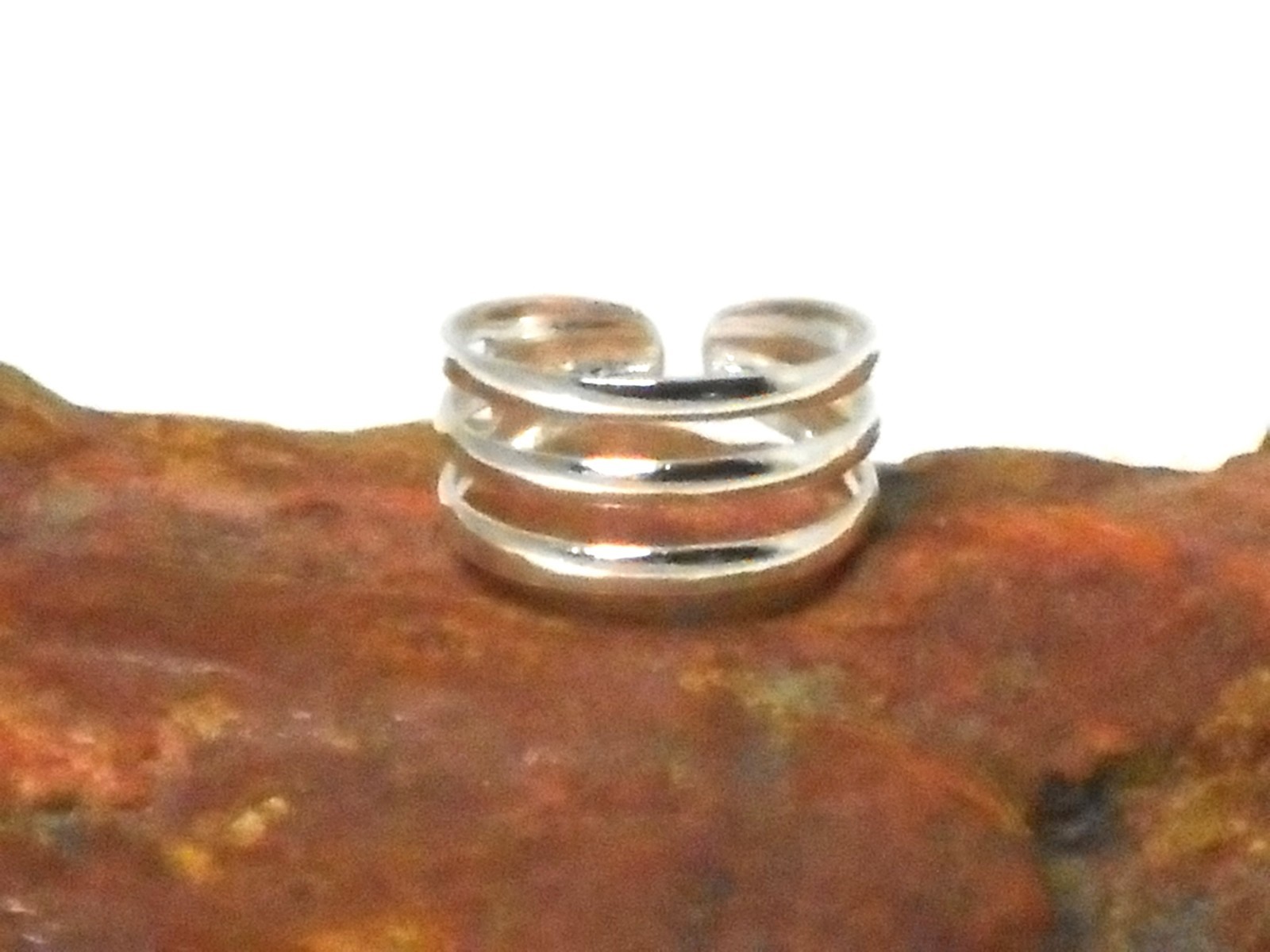 Adjustable TOE RING Sterling Silver 925 - Gift Boxed!