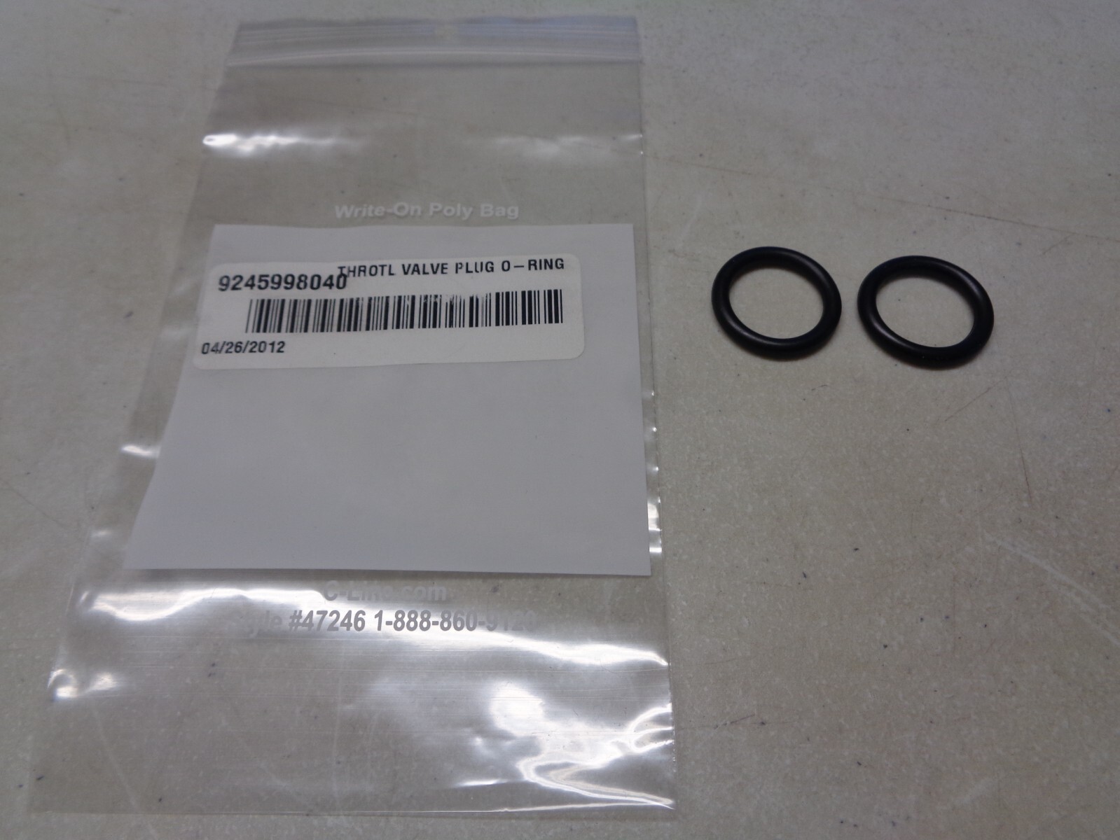 Atlas Copco Throttle Valve Plug O-Ring 9245998040 Qty-2