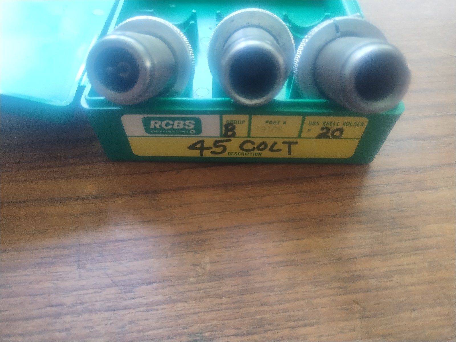 RCBS Reloading Dies, 3 Die Set 45 Colt, 19112, NR-88