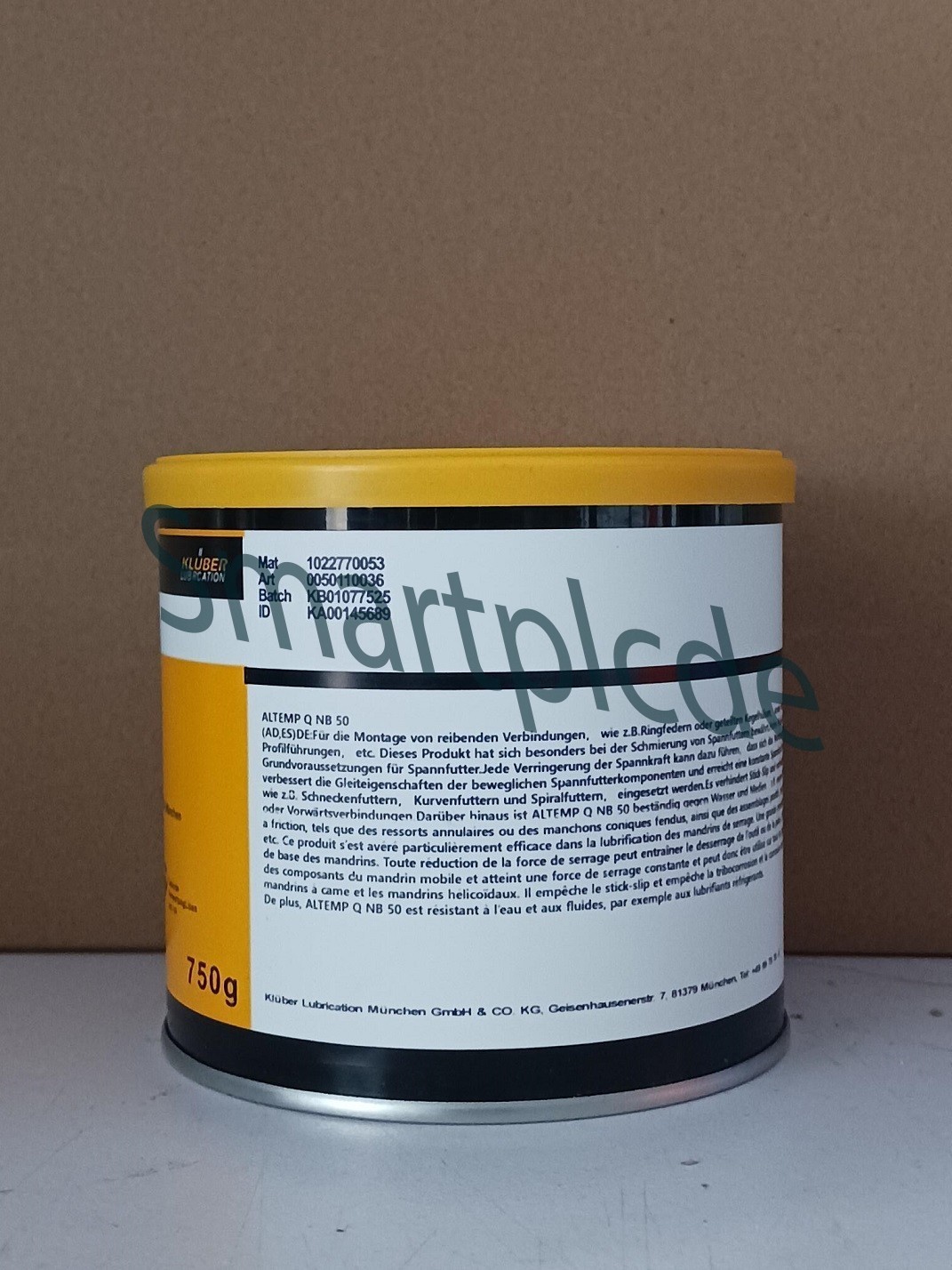 New KLUBER Lubrication ALTEMP Q NB 50 Grease 750g ( 1.7 LB)  free ship