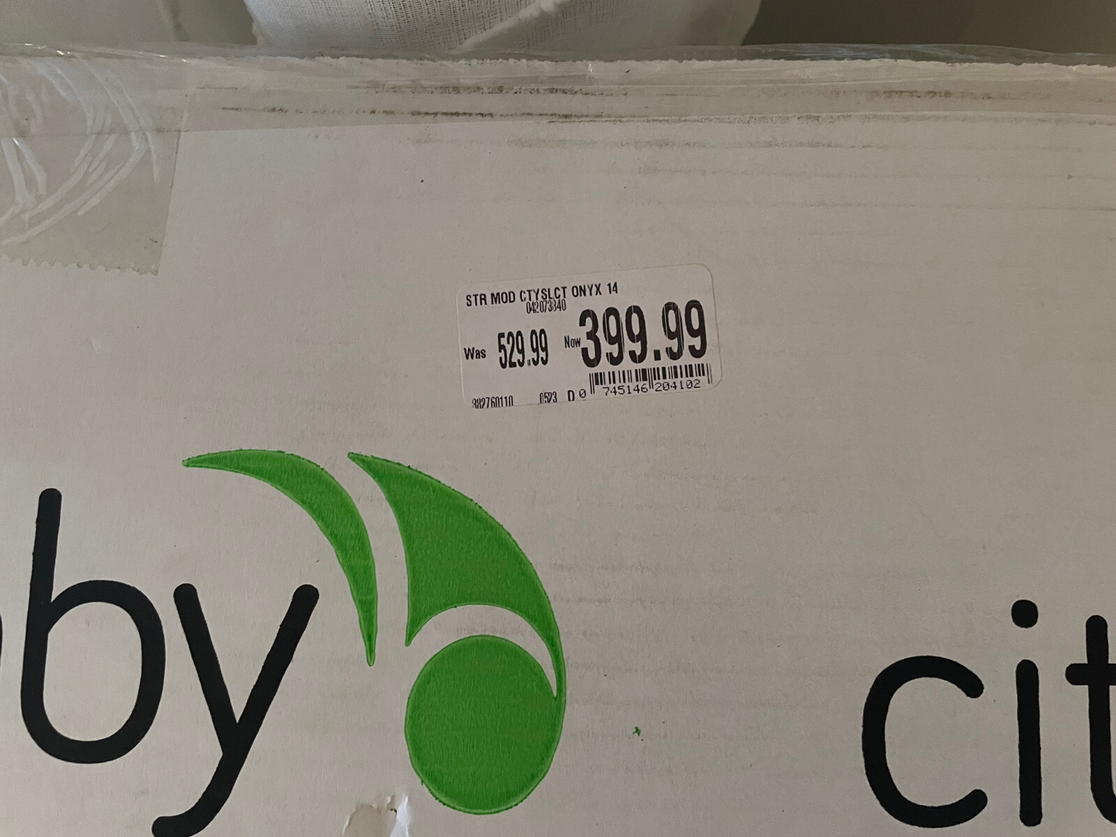 Baby Jogger City Select Single Stroller - Onyx