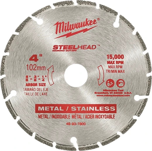 Milwaukee Tool 49-93-7805 4-1/2" Steelhead Diamond Cut-Off