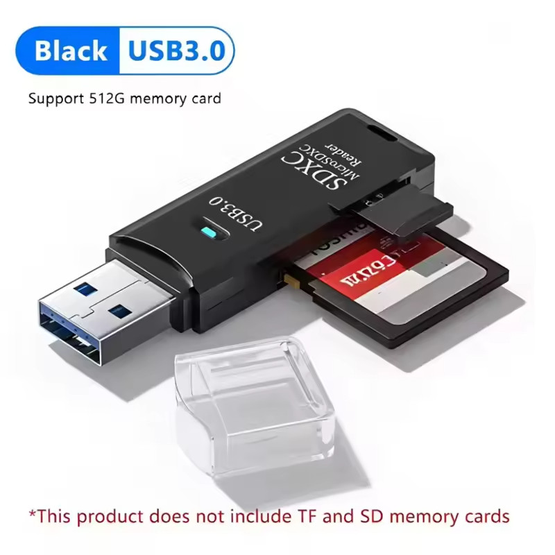 USB 3.0 Micro SD SDHC TF Card Reader Memory Adapter for PC Laptop Camera lot