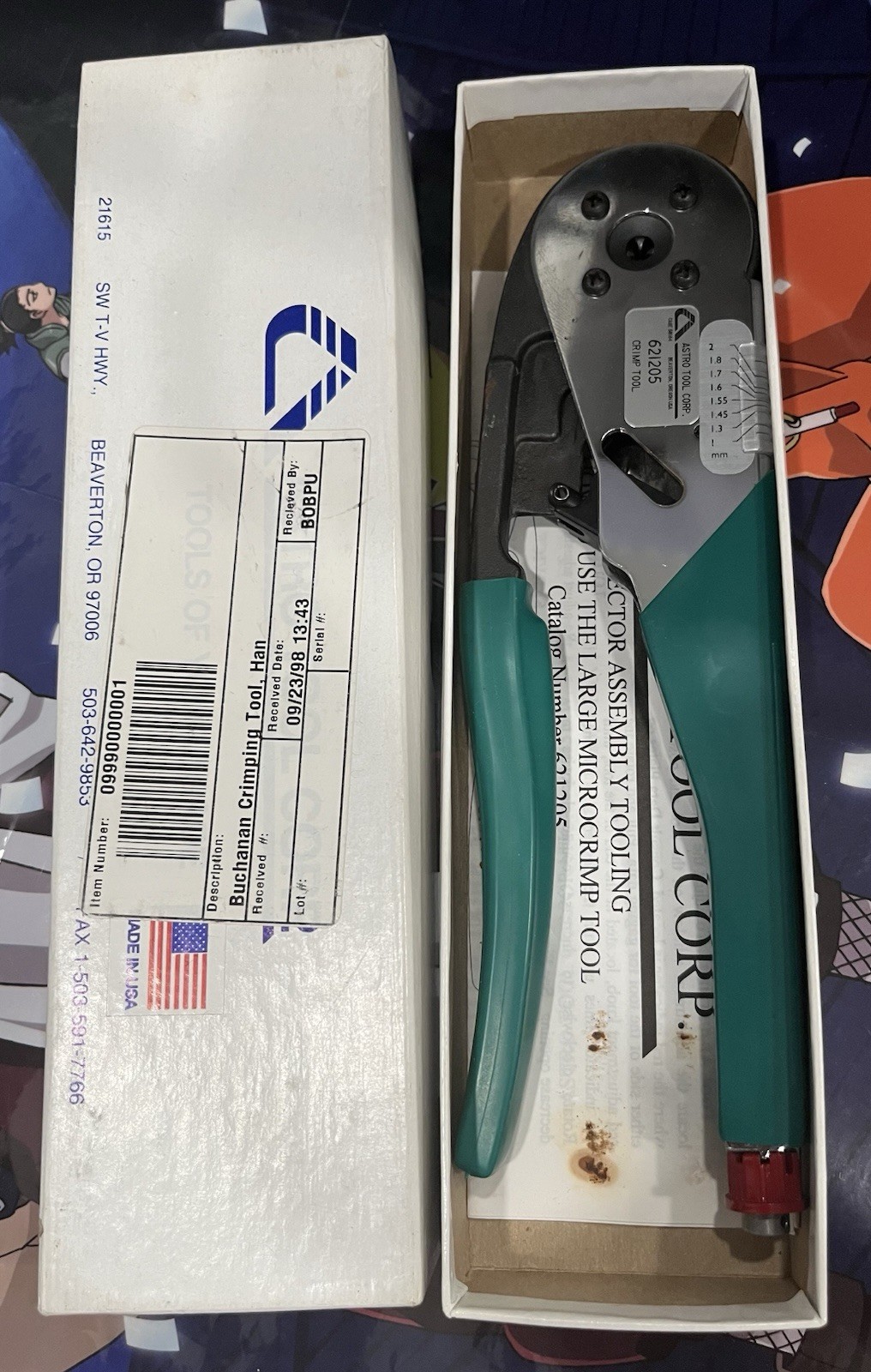 NEW Astro Tool Corp 621205 Microcrimp Crimping Tool Micro Adjustable USA QTY