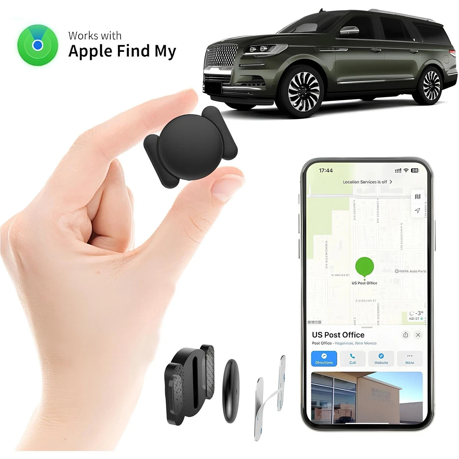 GPS Tracker for Vehicles Car Tracking Device, Mini Hidden for iPhone Android Lot