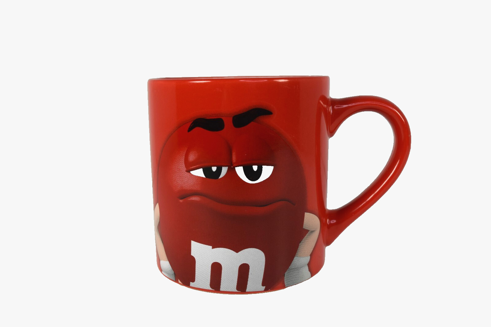 M&M's Coffee Mug "Trust Me I'm Sweeter Than I Look" Red 16 Oz. 2021 Coffee New