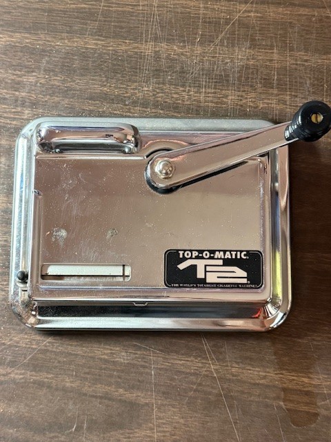 Top-O-Matic T2 Cigarette Rolling Machine in box