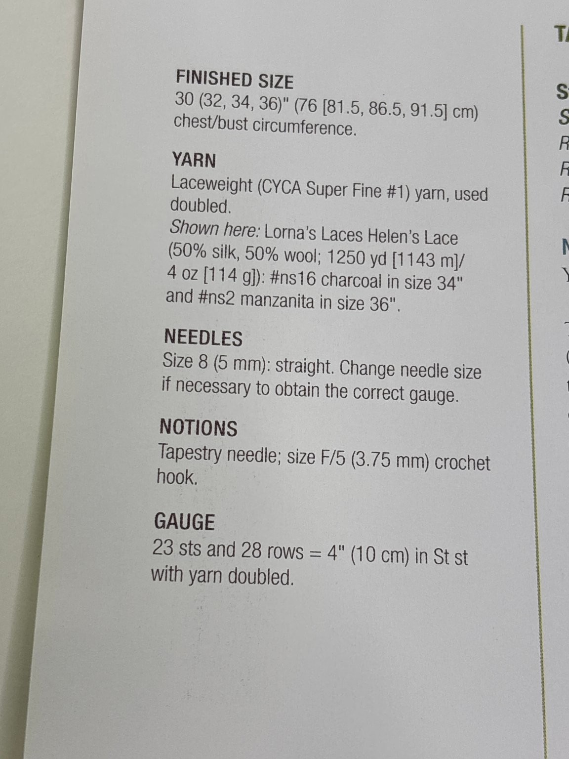 Knitting Pattern Tank Tops Laceweight Book Pages