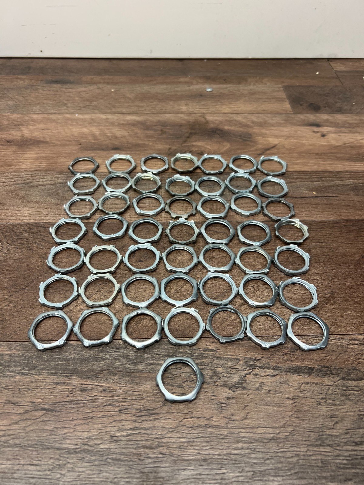 Lot of 50 Conduit Locknuts for 3/4" Rigid Conduit