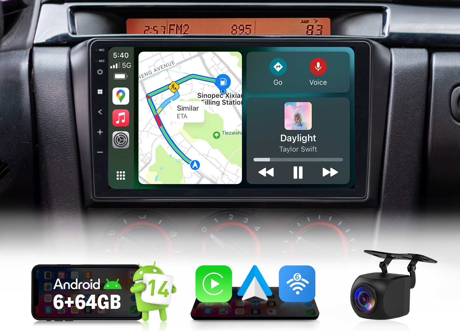 For 2004-2009 Mazda3 Mazda 3 9" QLED Android 14 Car Radio CarPlay GPS Head Unit