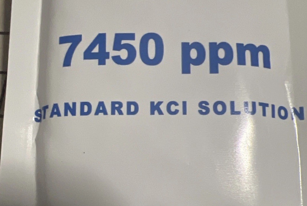Calibration Solution, Hayward Digital Salt Meter, 7450ppm