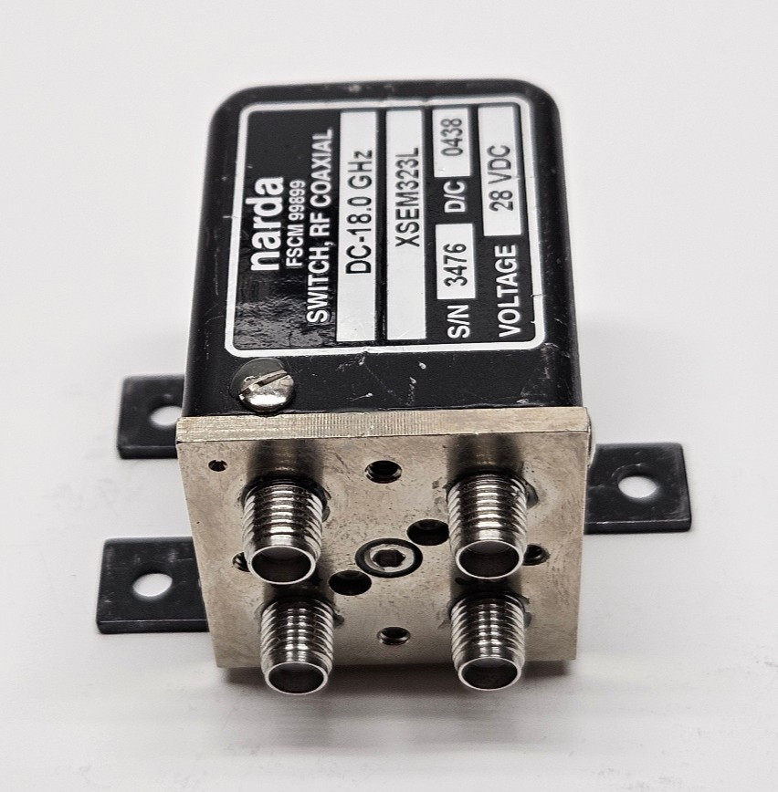 Narda - XSEM323L transfer switch, DC to 18GHz, 50 ohms