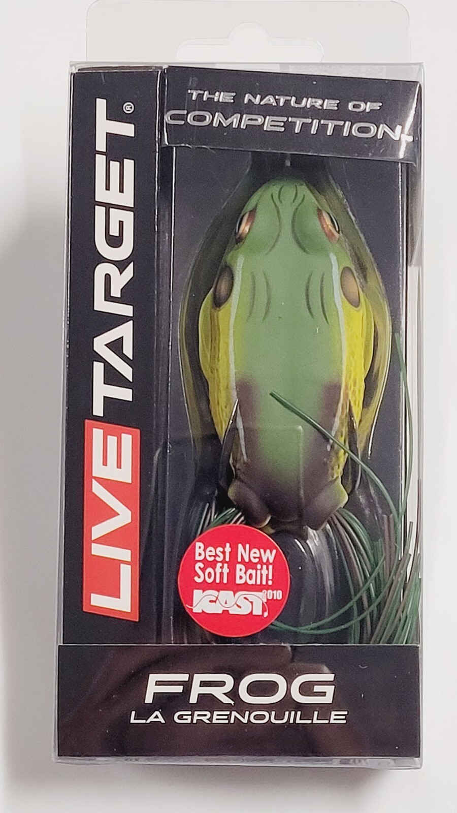 LIVETARGET Frog Topwater FGH65T508 2-5/8" 3/4oz Soft Weedless Bass Lure GREEN