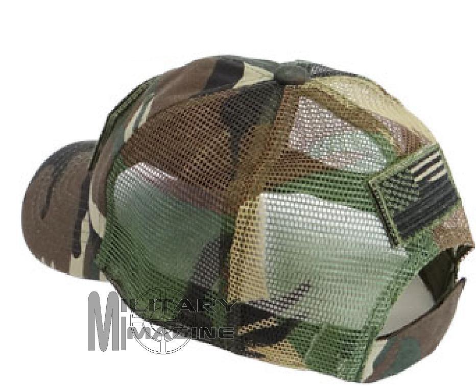 US Flag Detachable Patch Hat M81 UCP NWU MARPAT Trucker Mesh Back cap