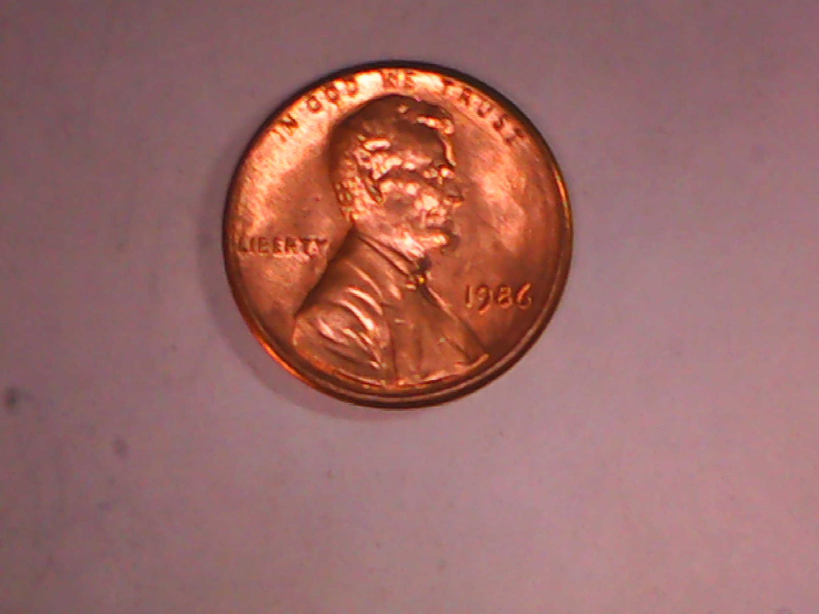 TWO ERRORS, 1986-P LINCOLN MEMORIAL CENT RD DIE CRACK & DDR P-274