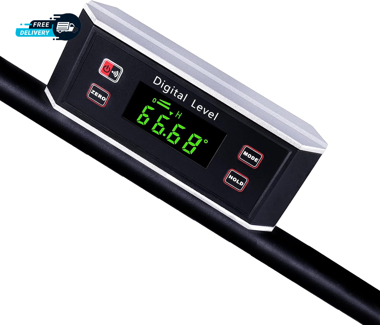 Inclinometer Digital Protractor Level Angle Finder and Gauge Tools with V