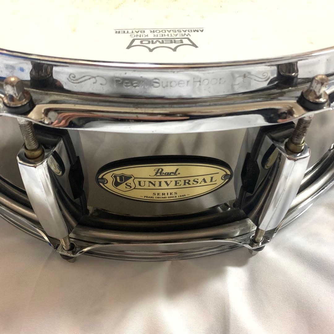 Pearl US1450 Steel Snare Drum 14 Inch with Minor Wear, No Case