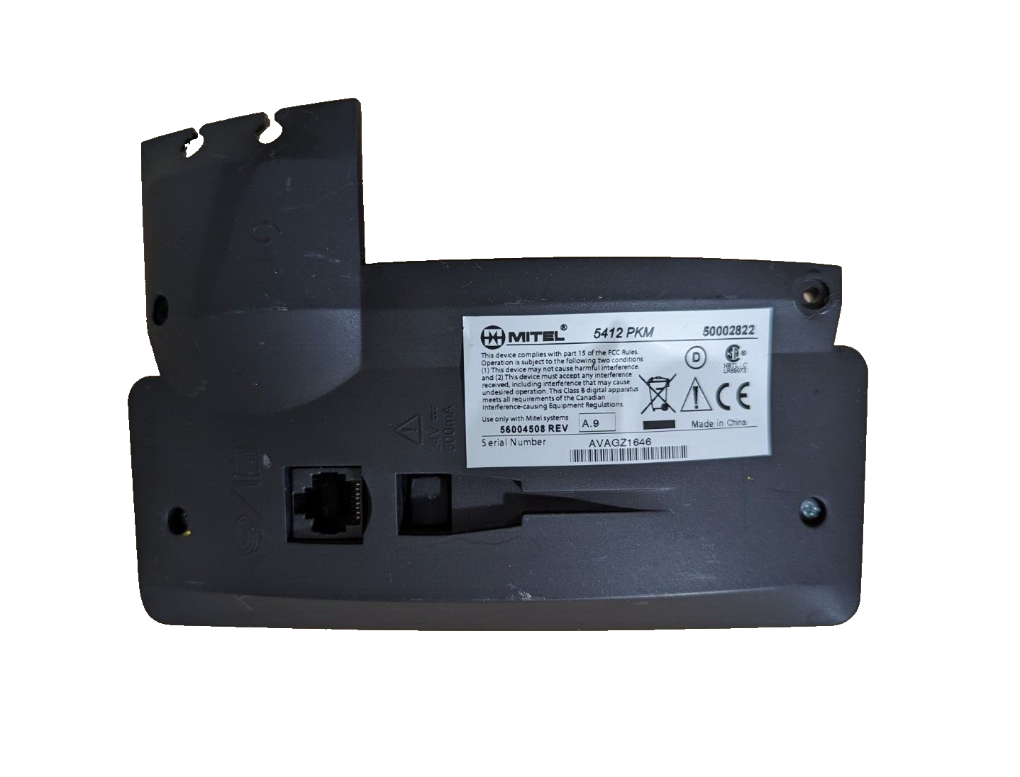 MITEL 5412 12-Button Programmable Key Module 50002822