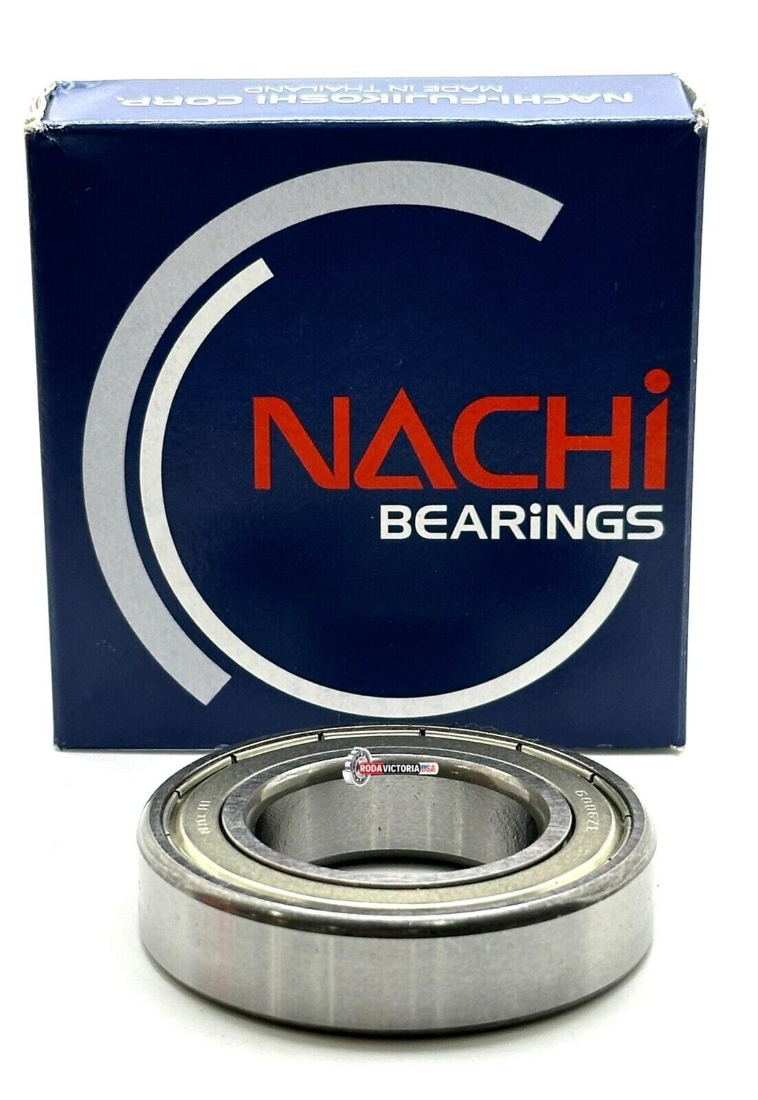 NACHI 6006 ZZ E C3 Deep Groove Ball Bearing, Metal Shielded 30x55x13 mm