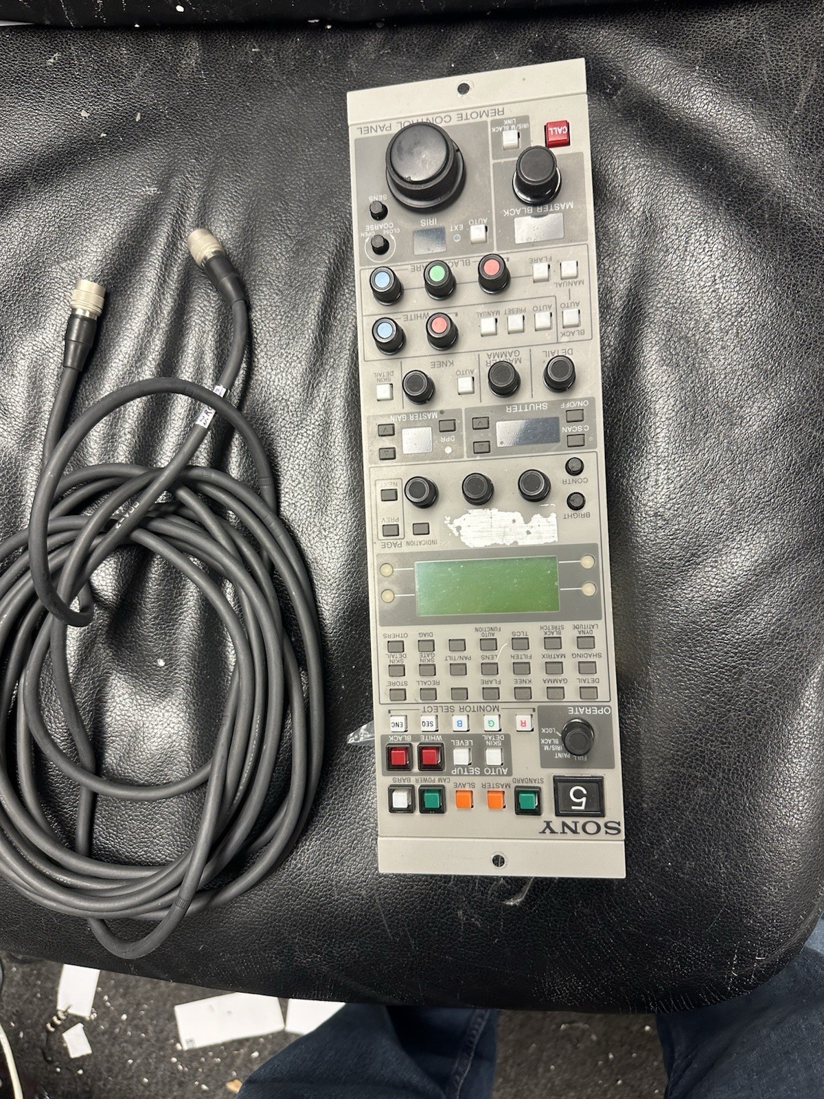 Sony RCP-TX7 Remote Control Panel DC12V 4W  w/  Remote cable