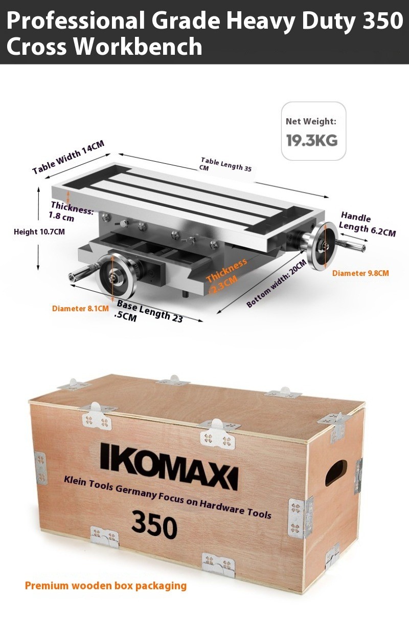Multi-function Heavy Duty Slide Cross Table Milling Machine Vise Bench Drill