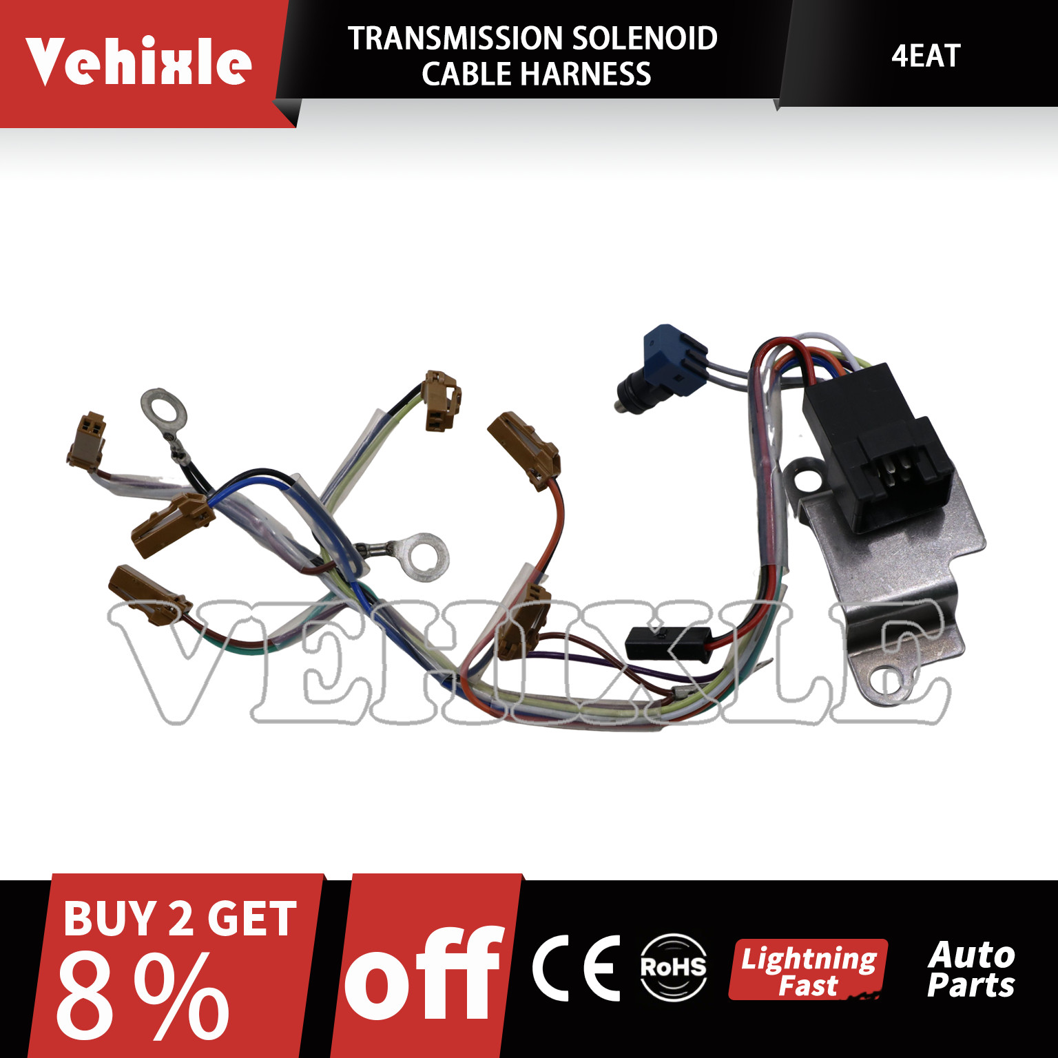 Transmission Solenoid Cable Harness for Subaru Forester Outback 2.2L-3.0L 4EAT