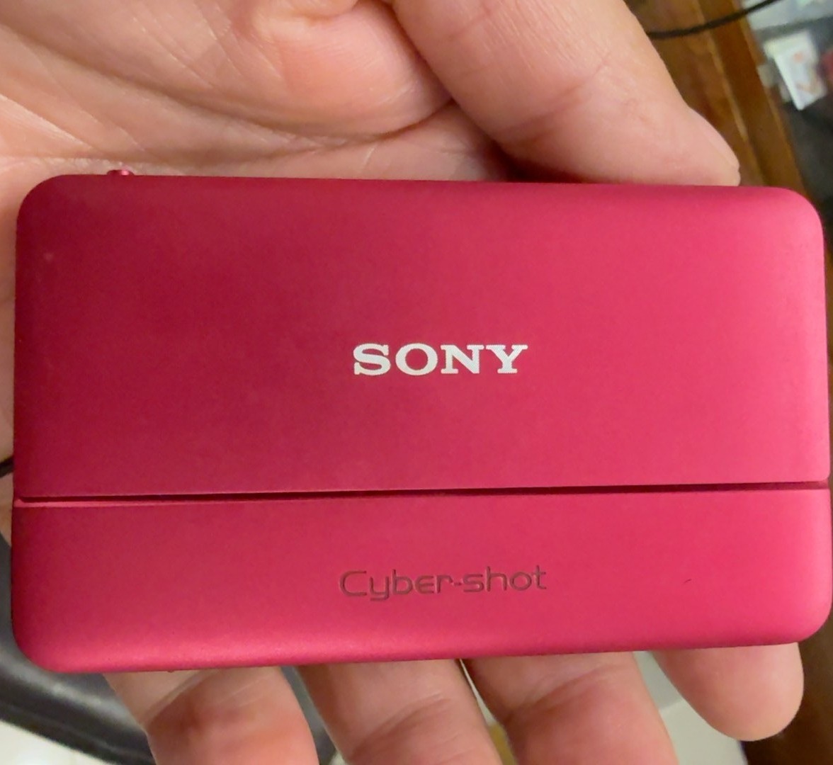 Sony Cyber-shot DSC-TX55 Digital Camera Red 5x Optical Zoom 16.2 MP AF Lock