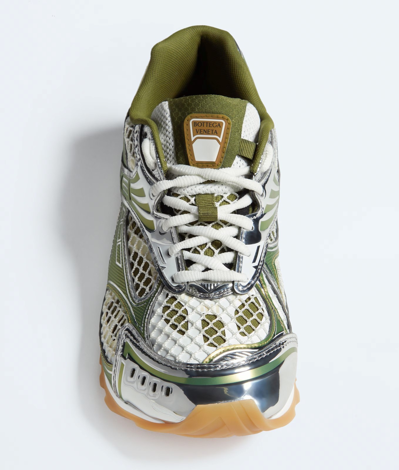 Bottega-Venetaa Orbit Women Sneaker Fashion Shoes, Mud/white, 5-11 US Size