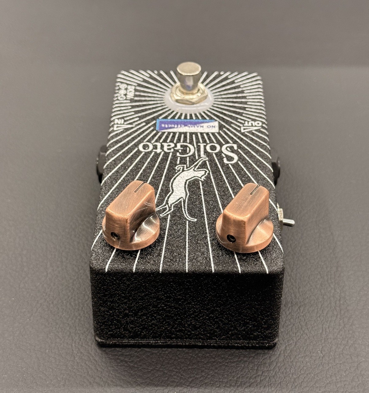 No Name Effects Sol Gato Bass Overdrive Pedal Mid Gain Toggle Used