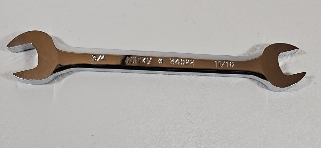USA Made Husky Tools 34022  3/4'' x 11/16'' Double Open End Wrench SAE
