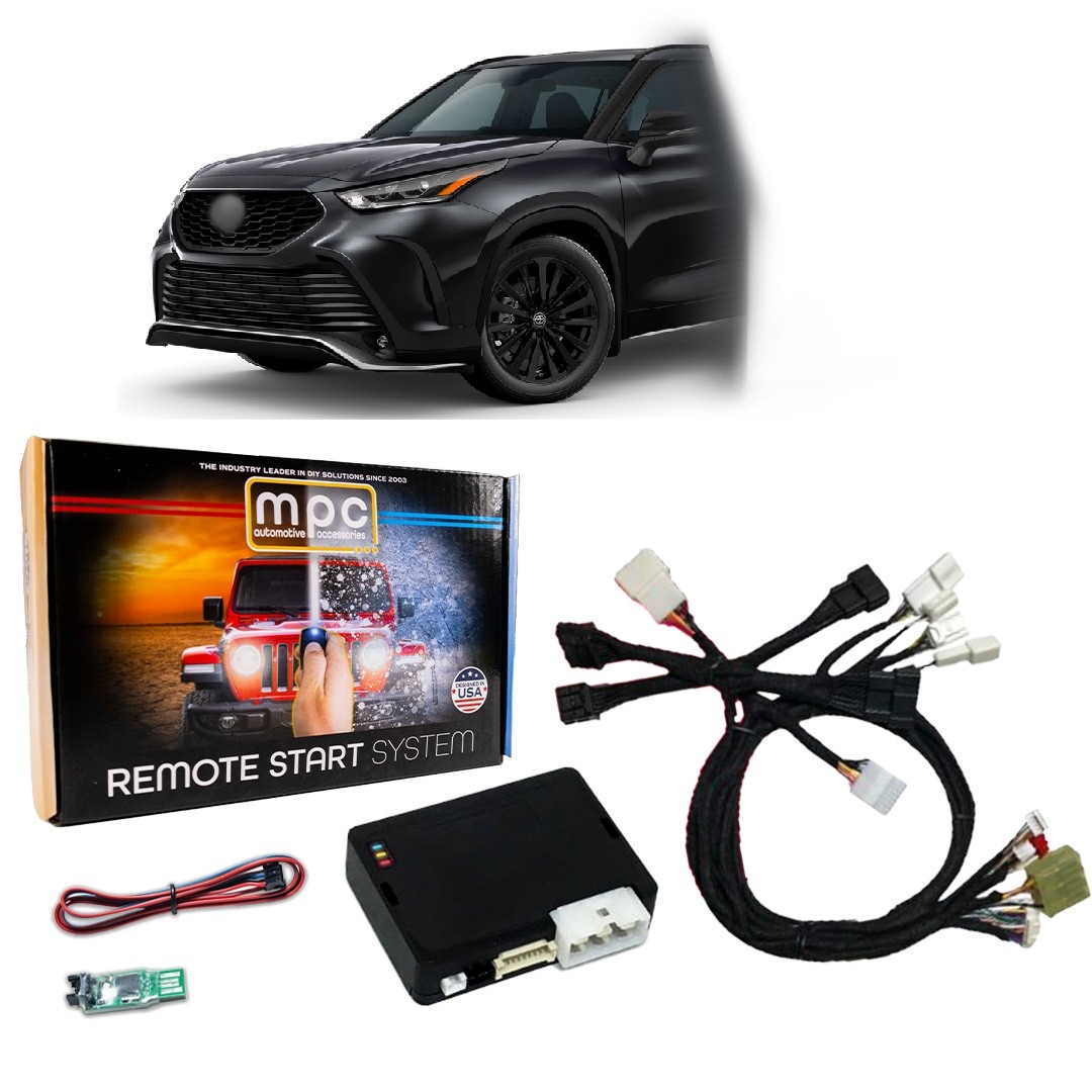 Remote Start Kit For Toyota Highlander 2024 | Plug & Play | Uses OEM Fob