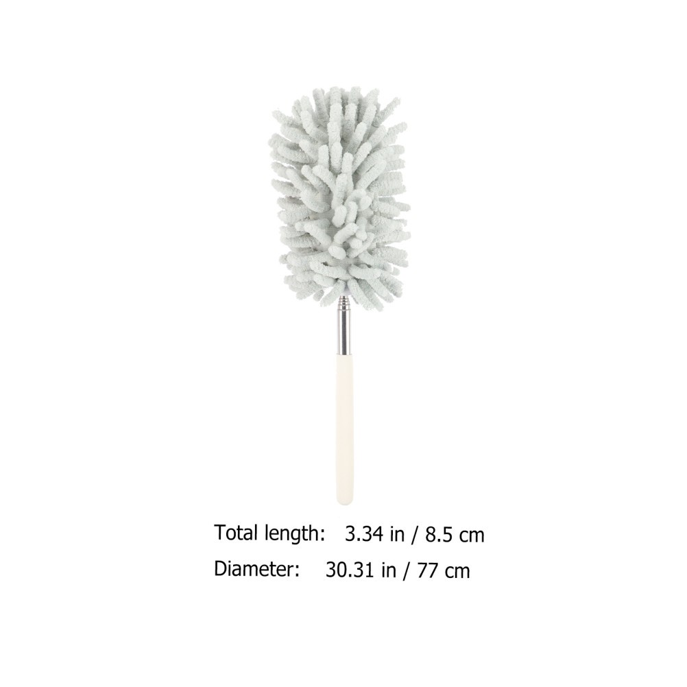 2 Pcs Multi-functional Reusable Dust Brush Duster Extendable Broom