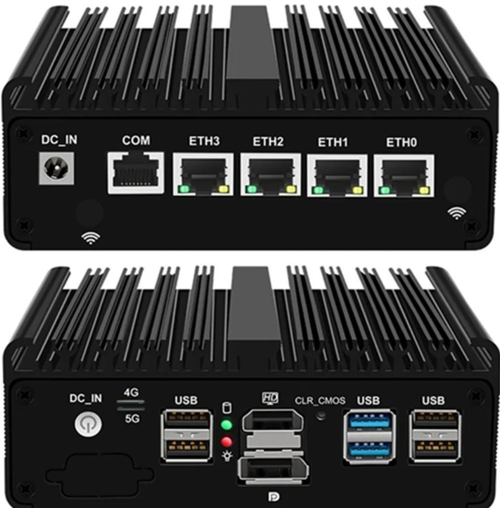 PFsense Opnsense Firewall mini PC -  J6412 chip (N5100 upgrade) - US Seller
